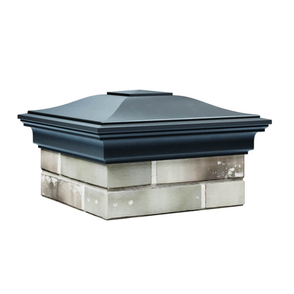 Колпак Zking Монблан Серый на столб 1.5х1.5 еврокирпича 0.7НФ (355х355мм) в Белгороде фото