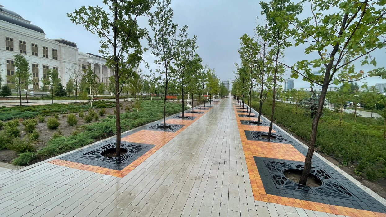 Приствольная решетка для дерева ZKING CRUST 1.2х1.2м Черная в Белгороде фото