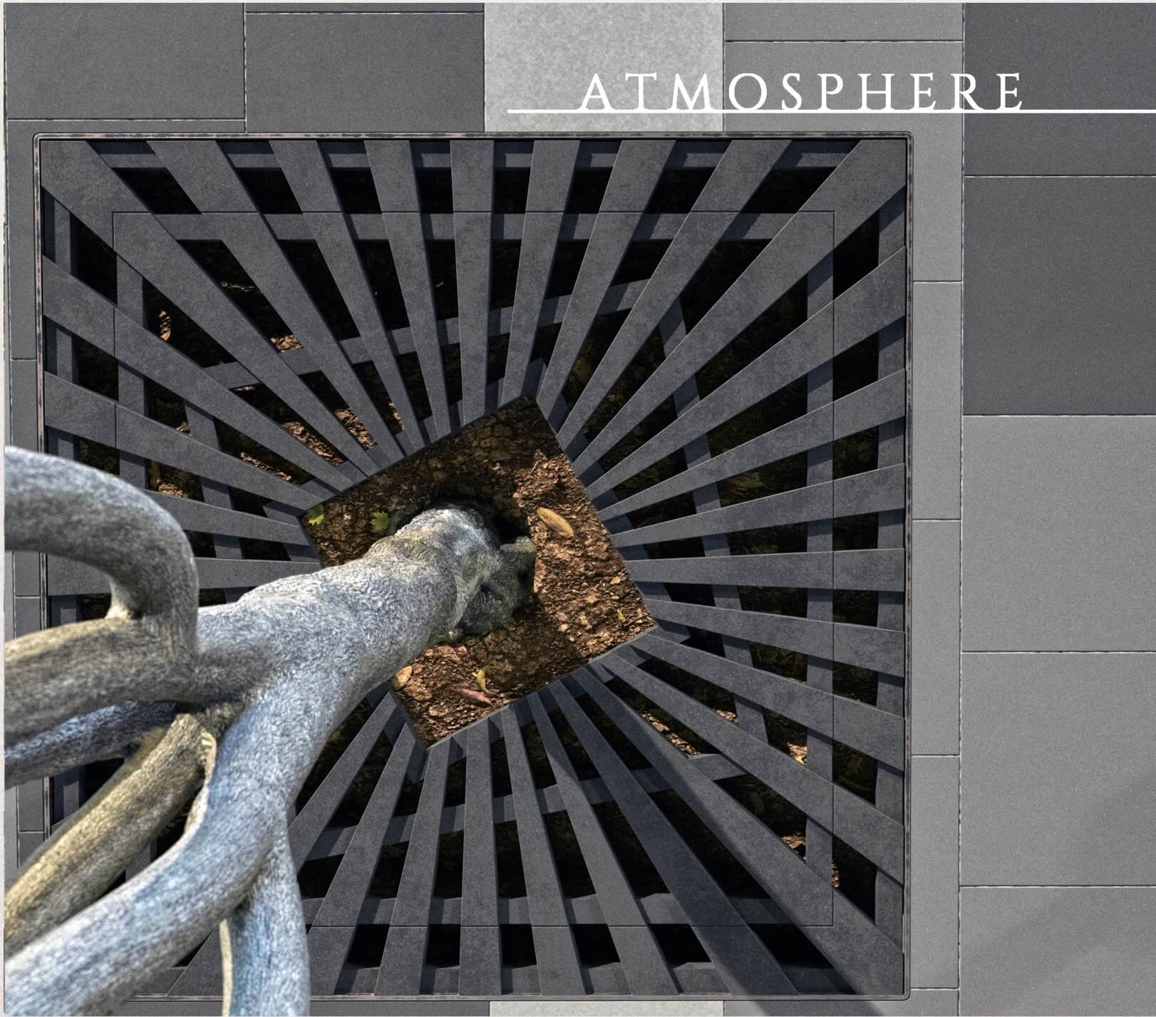 Приствольная решетка для дерева ZKING ATMOSPHERE 1.2х1.2м Черная в Белгороде фото