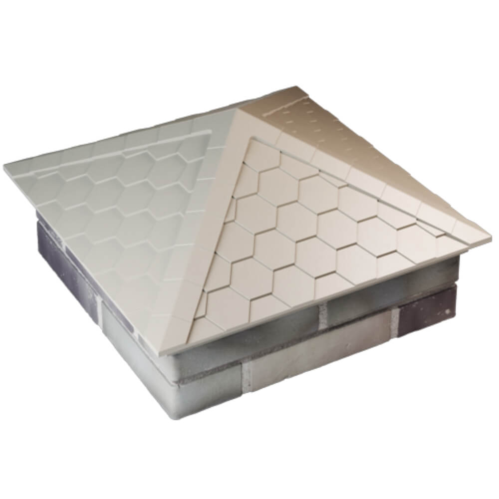 Колпак Zking Эверест Бежевый на столб 2х2 кирпича (535х535мм) Белгород фото