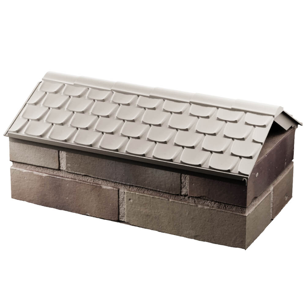 Парапет Zking Эльбрус Бежевый с посадкой на 1 кирпич (255мм) в Белгороде фото