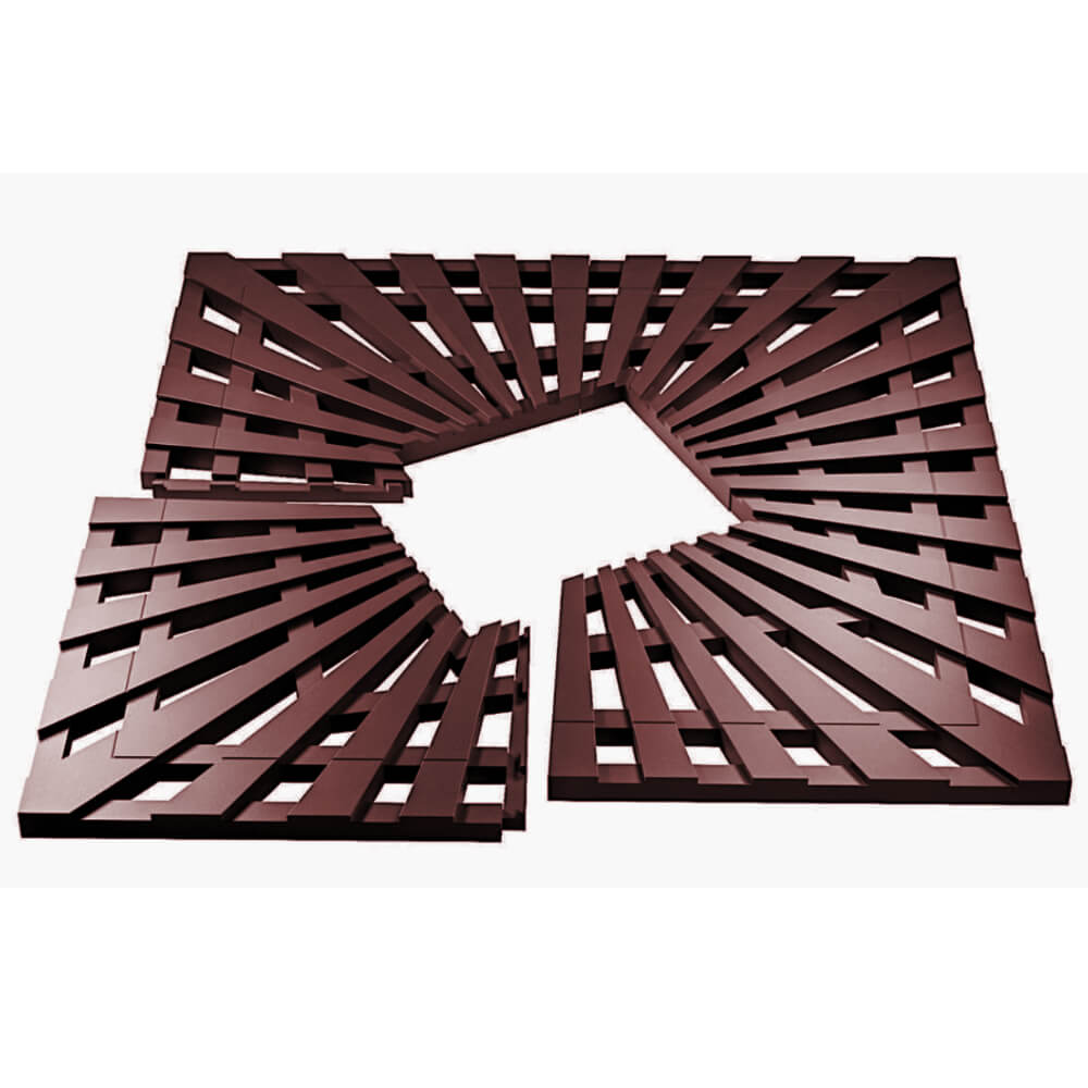 Приствольная решетка для дерева ZKING ATMOSPHERE 1.2х1.2м Коричневая в Белгороде фото