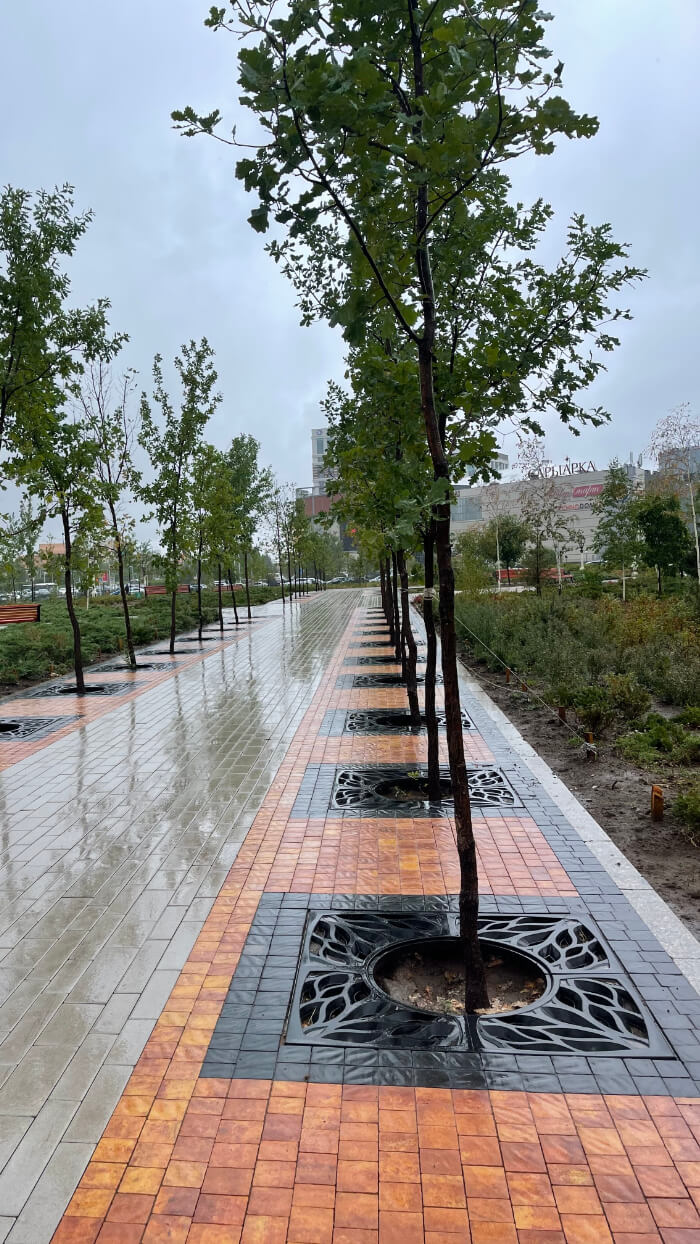 Приствольная решетка для дерева ZKING CRUST 1.2х1.2м Черная в Белгороде фото