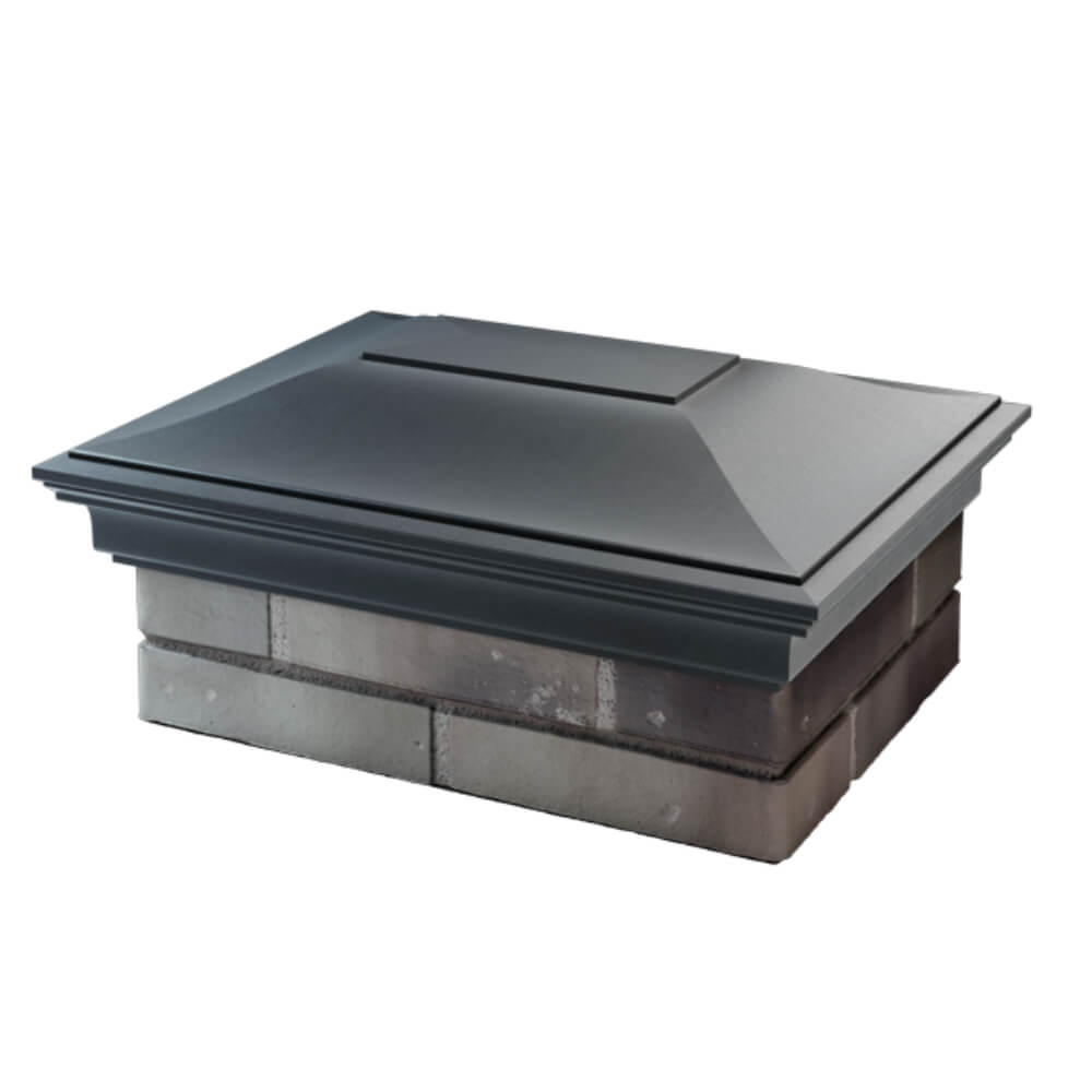 Колпак Zking Монблан Серый на столб 2х1.5 кирпича (515х385мм) в Белгороде фото