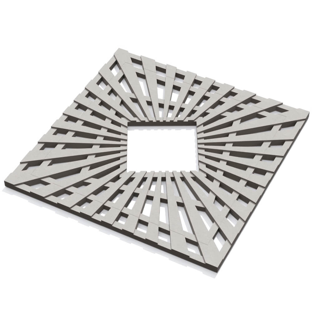 Приствольная решетка для дерева ZKING ATMOSPHERE 1.2х1.2м Бежевая в Белгороде фото