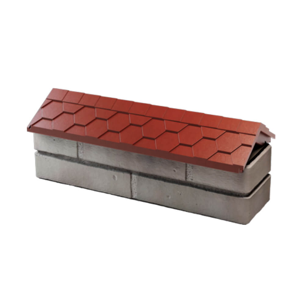 Парапет Zking Эверест Красный с посадкой на 0.5 кирпича (130мм) в Белгороде фото