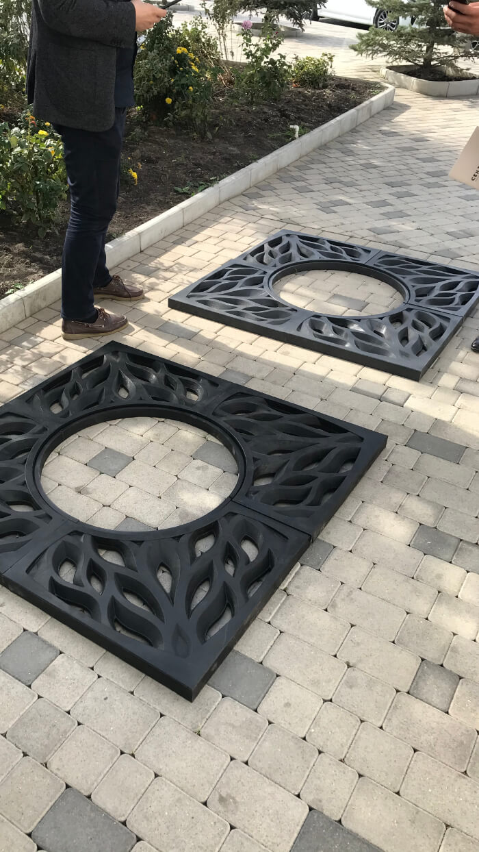 Приствольная решетка для дерева ZKING CRUST 1.2х1.2м Черная в Белгороде фото