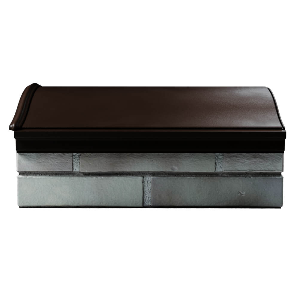 Парапет Zking Монблан Коричневый посадка на 1.5 кирпича (355/385мм) в Белгороде фото