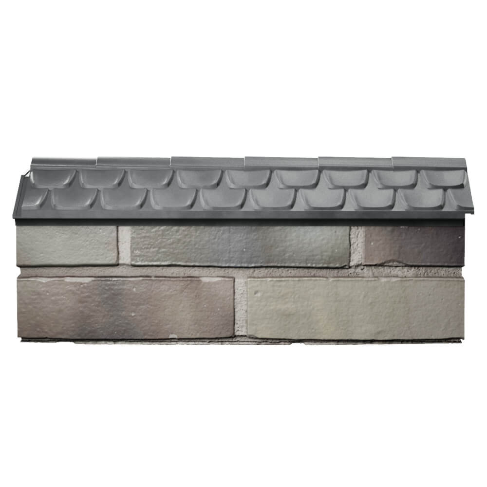 Парапет Zking Эльбрус Серый с посадкой на 0.5 кирпича (130мм) в Белгороде фото