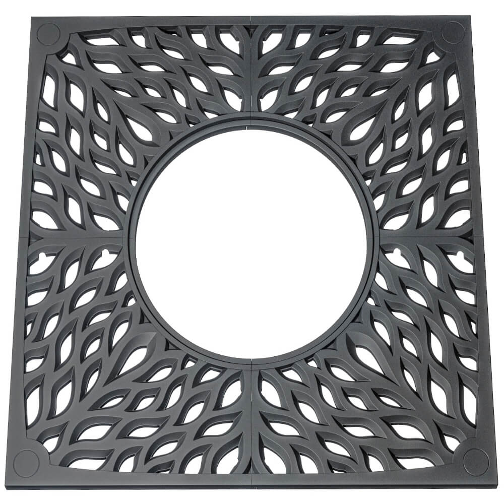 Приствольная решетка для дерева ZKING CRUST 2х2м Черная Белгород фото