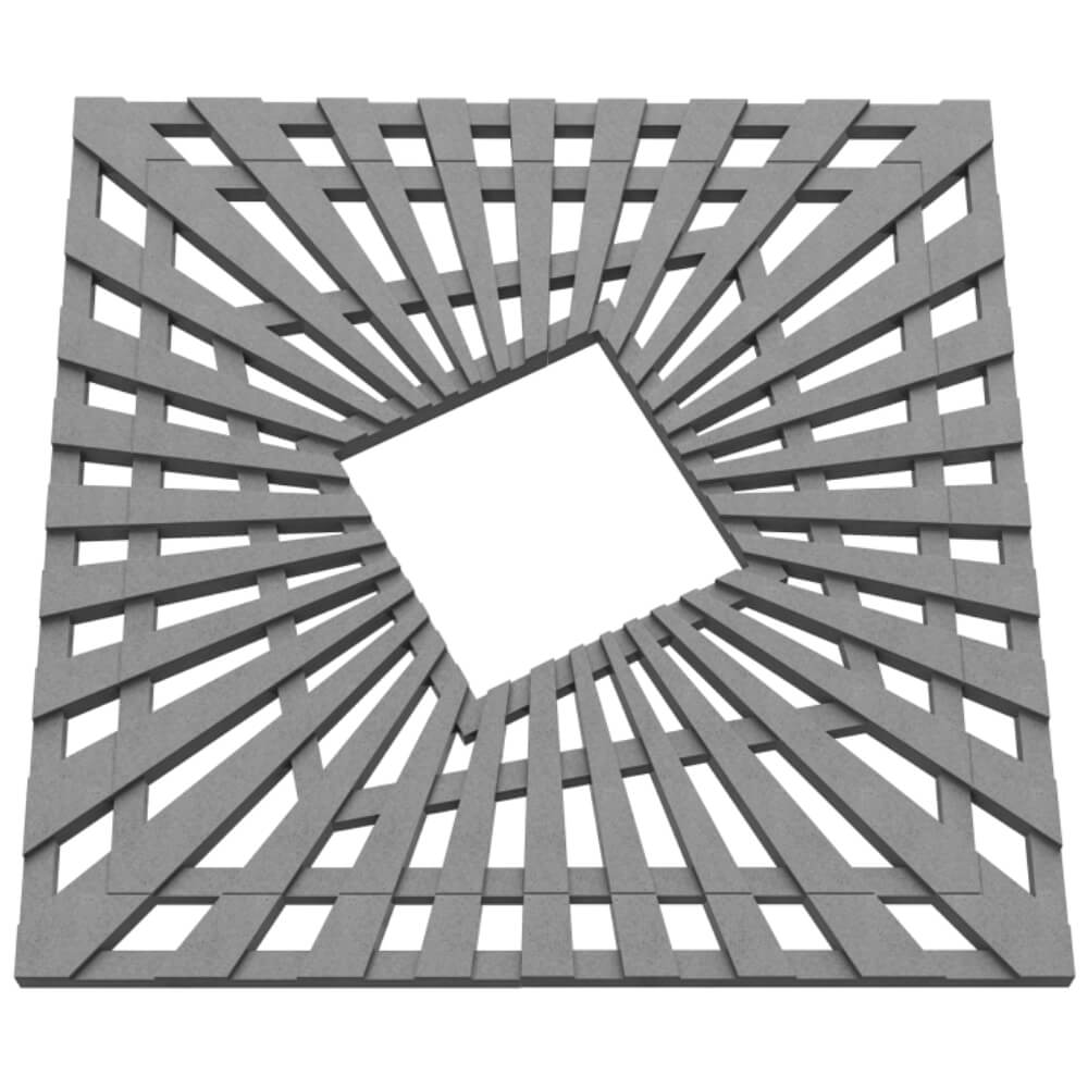 Приствольная решетка для дерева ZKING ATMOSPHERE 1.2х1.2м Серая в Белгороде фото