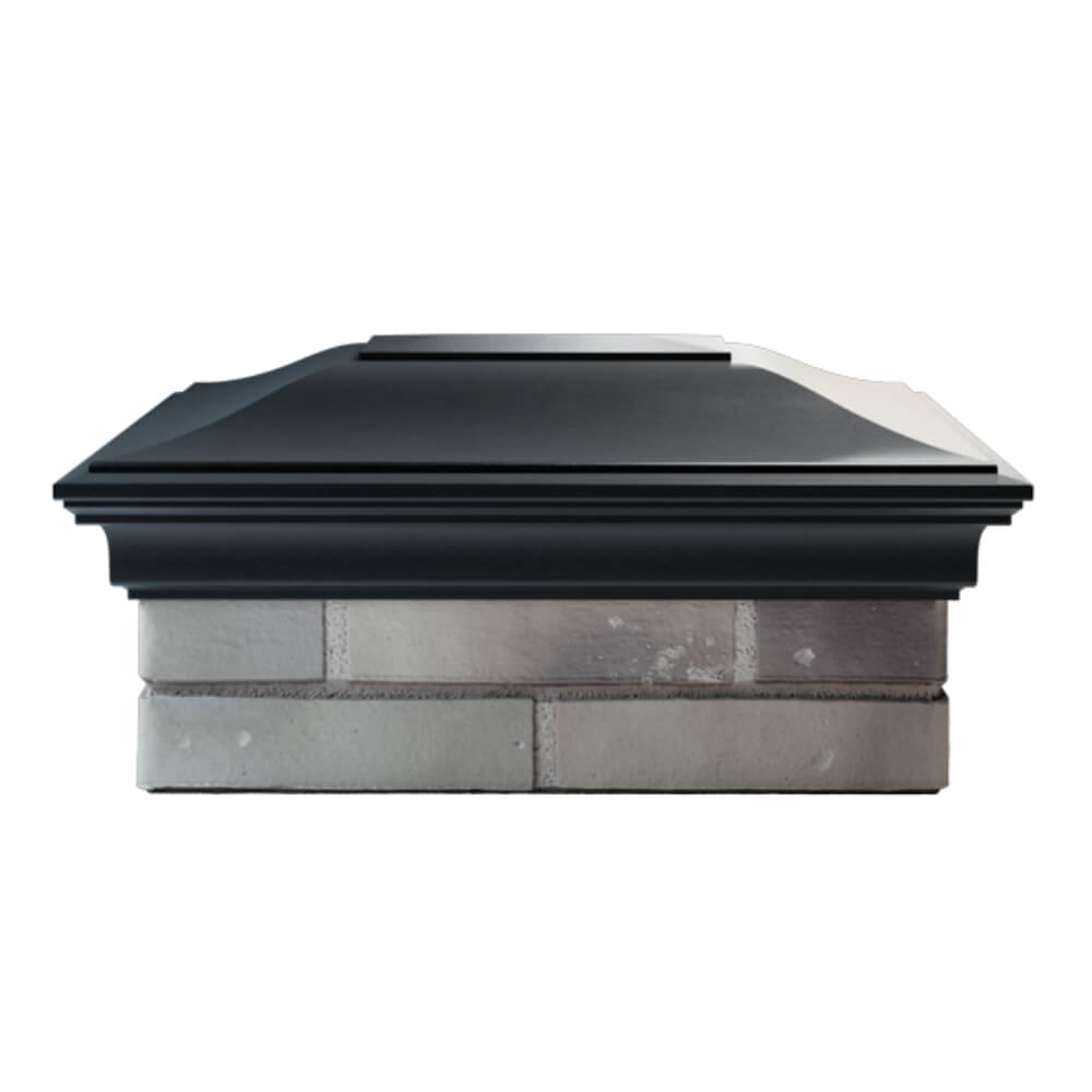 Колпак Zking Монблан Черный на столб 2х1.5 кирпича (515х385мм) в Белгороде фото
