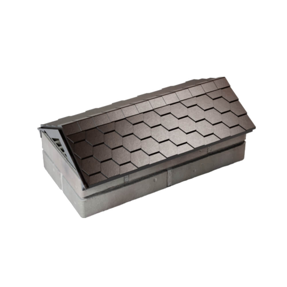 Парапет Zking Эверест Коричневый с посадкой на 1 кирпич (200/225/255мм) в Белгороде фото