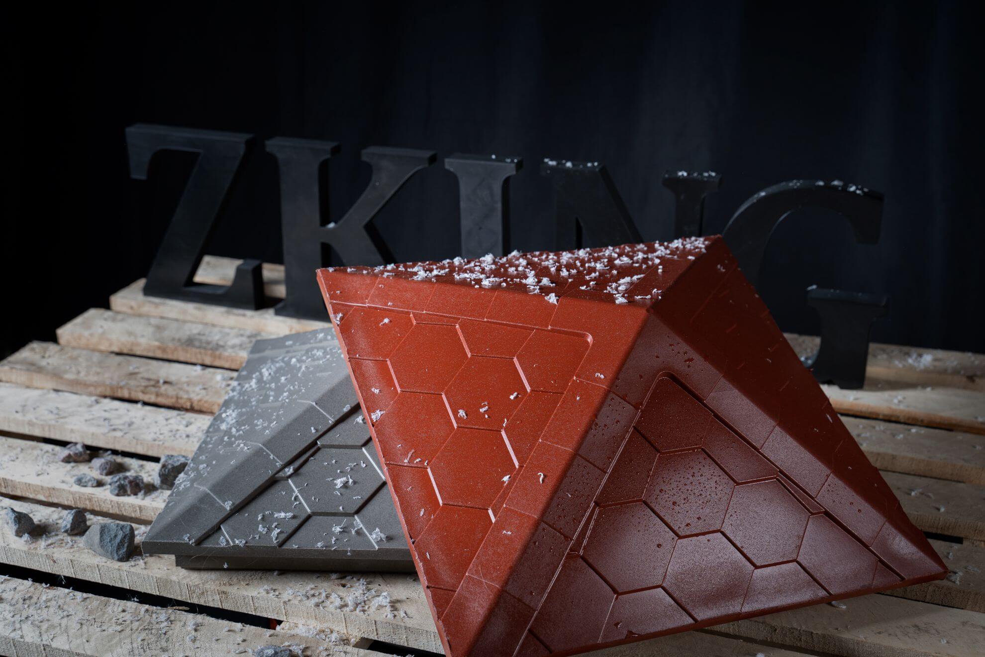 Колпак Zking Эверест Красный на столб 1.5х1.5 кирпича (390х390мм) в Белгороде фото