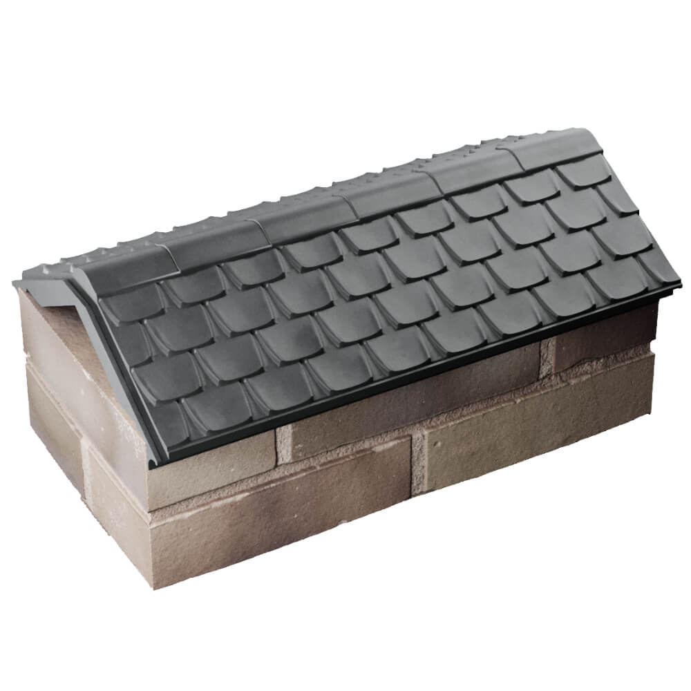 Парапет Zking Эльбрус Серый с посадкой на 1 кирпич (255мм) в Белгороде фото