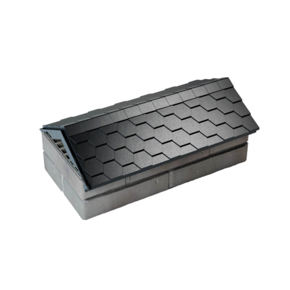 Парапет Zking Эверест Черный с посадкой на 1 кирпич (200/225/255мм) в Белгороде фото