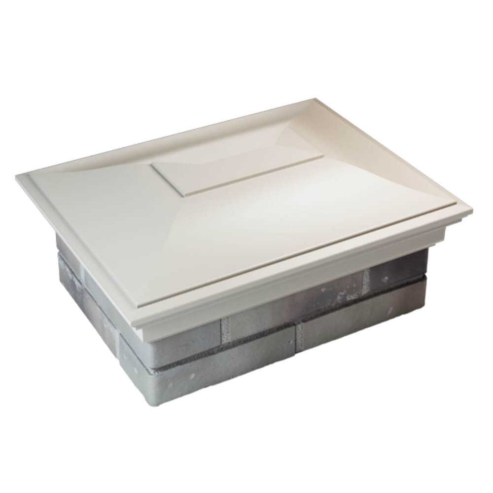 Колпак Zking Монблан Бежевый на столб 2х1.5 кирпича (515х385мм) Белгород фото