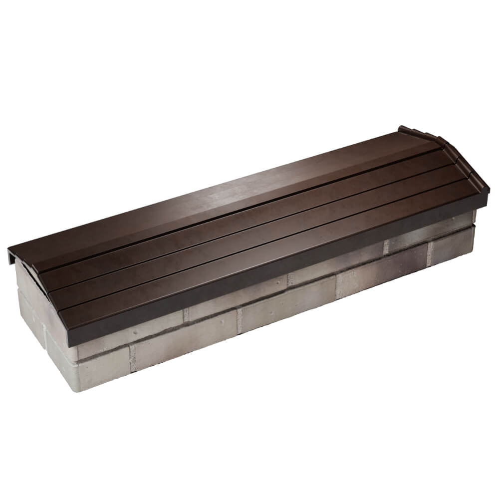 Парапет Zking Бона ХайТек Коричневый посадка на 0.5 кирпича (130мм) в Белгороде фото