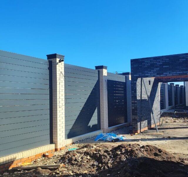 Колпак Zking Бона ХайТек Серый на столб 1.5х1.5 кирпича (385х385мм) в Белгороде фото