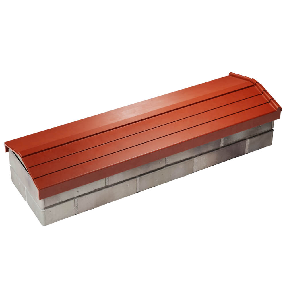 Парапет Zking Бона ХайТек Красный посадка на 0.5 кирпича (130мм) в Белгороде фото