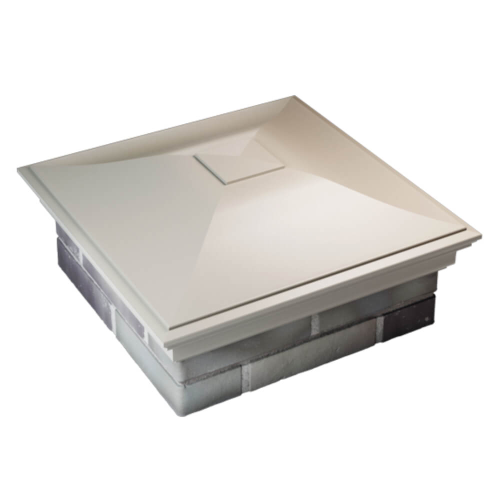 Колпак Zking Монблан Бежевый на столб 2х2 кирпича (515х515мм) Белгород фото