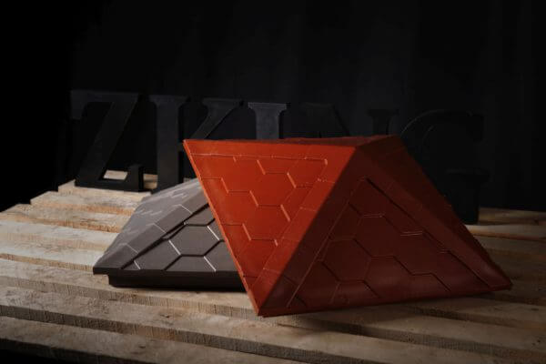 Колпак Zking Эверест Красный на столб 1.5х1.5 кирпича (390х390мм) в Белгороде фото