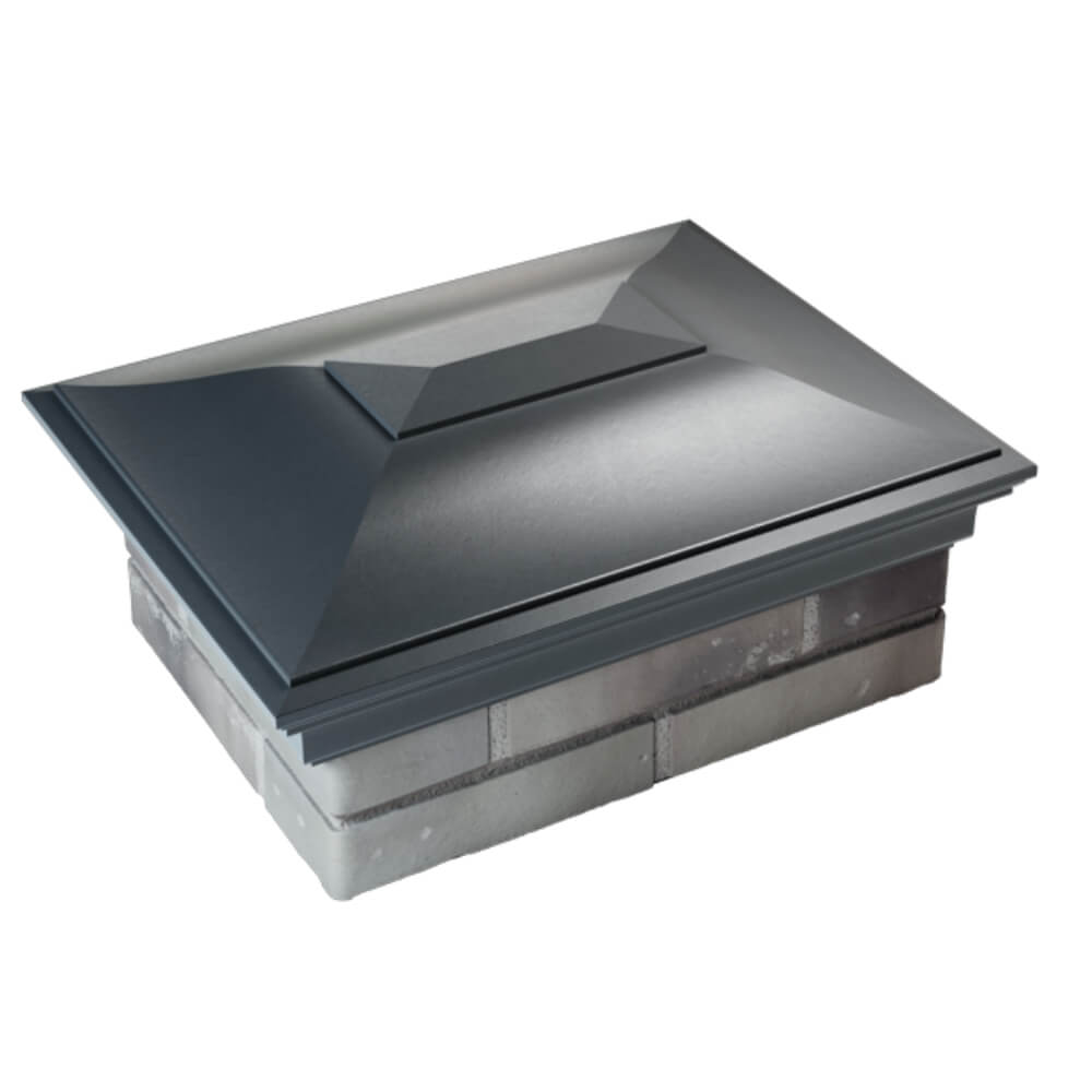 Колпак Zking Монблан Серый на столб 2х1.5 кирпича (515х385мм) Белгород фото