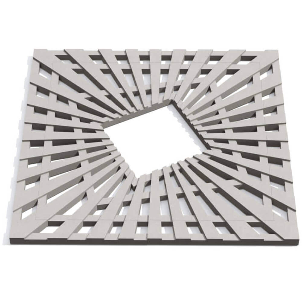 Приствольная решетка для дерева ZKING ATMOSPHERE 1.2х1.2м Бежевая Белгород фото