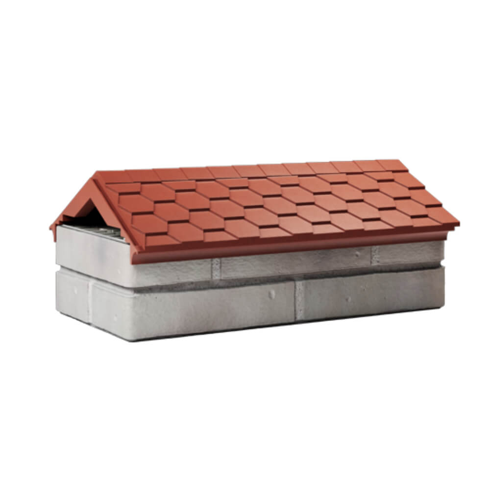 Парапет Zking Эверест Красный с посадкой на 1 кирпич (200/225/255мм) Белгород фото