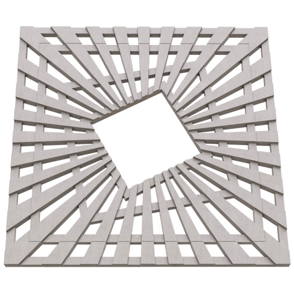 Приствольная решетка для дерева ZKING ATMOSPHERE 1.2х1.2м Бежевая в Белгороде фото