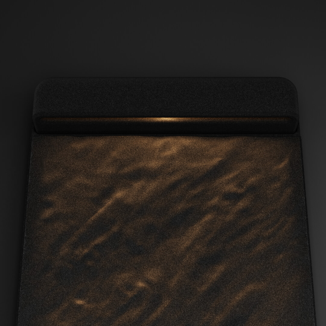 LED Светильник для шаговой плиты STONE Черный Сланец 330х75х98мм в Белгороде фото