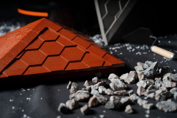 Колпак Zking Эверест Красный на столб 1.5х1.5 кирпича (390х390мм) в Белгороде фото