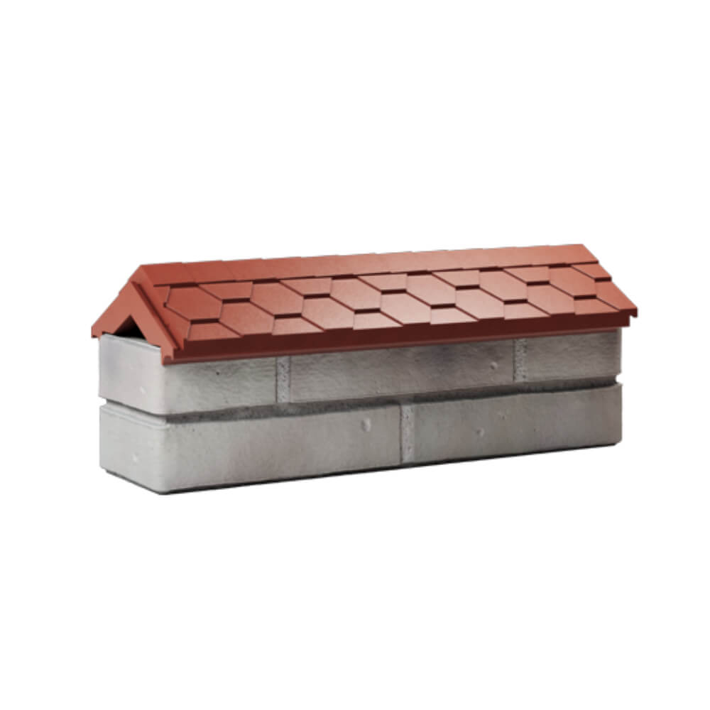 Парапет Zking Эверест Красный с посадкой на 0.5 кирпича (130мм) Белгород фото