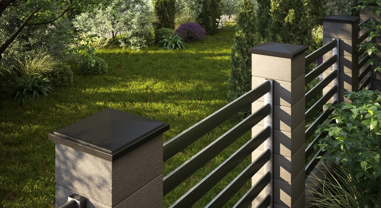 Колпак Zking БонаМоно Коричневый на столб 1.5х1.5 кирпича (385х385, 400х400мм) в Белгороде фото