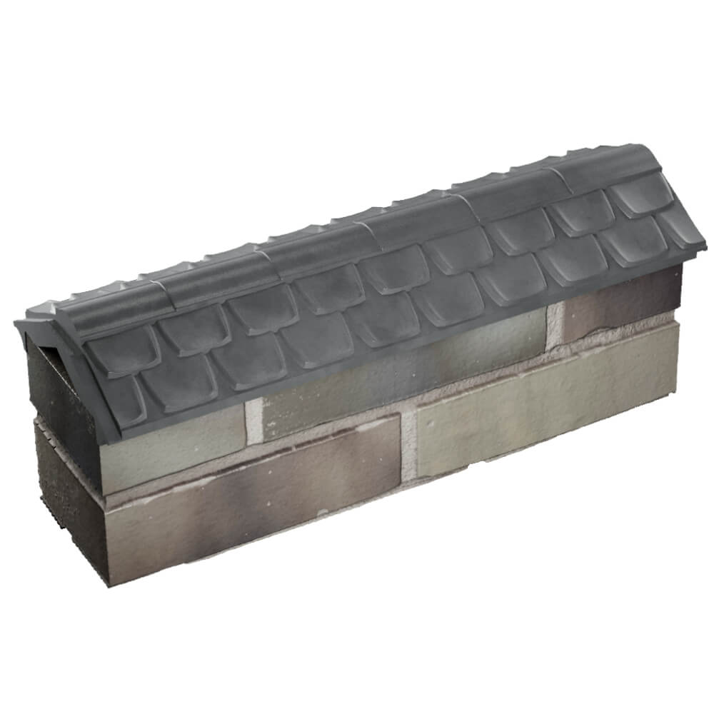 Парапет Zking Эльбрус Серый с посадкой на 0.5 кирпича (130мм) в Белгороде фото