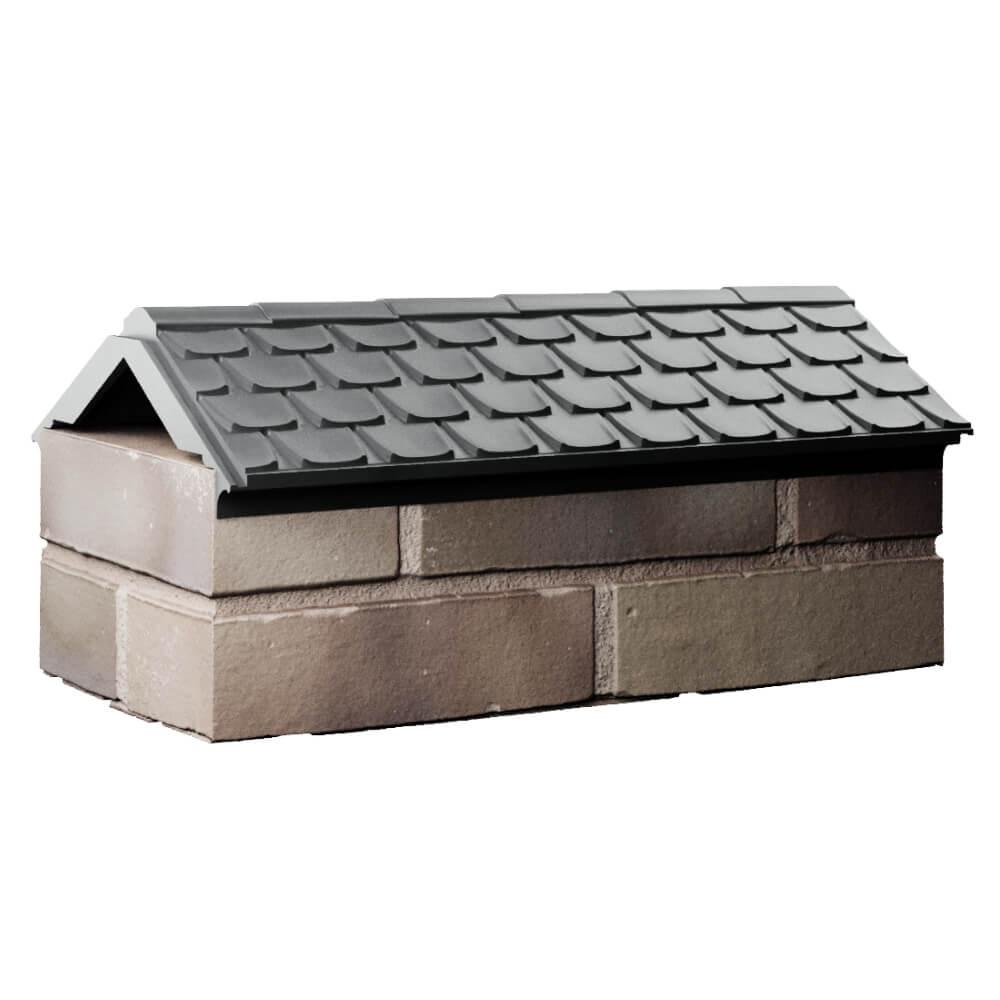 Парапет Zking Эльбрус Серый с посадкой на 1 кирпич (255мм) Белгород фото