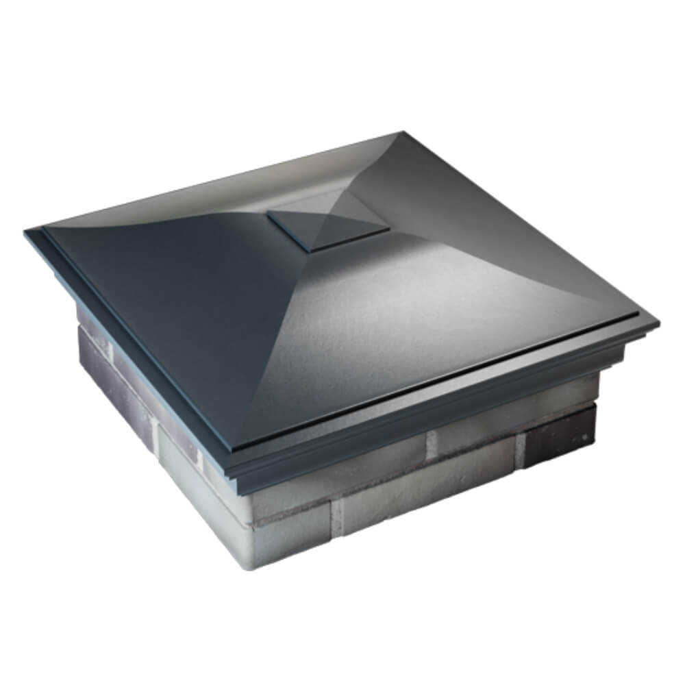 Колпак Zking Монблан Серый на столб 2х2 кирпича (515х515мм) Белгород фото