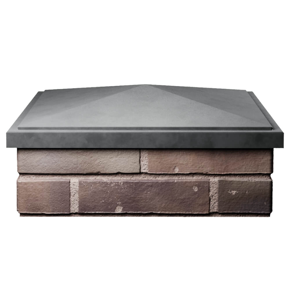 Колпак Zking БонаМоно Серый на столб 2х2 кирпича (515х515, 530х530мм) Белгород фото