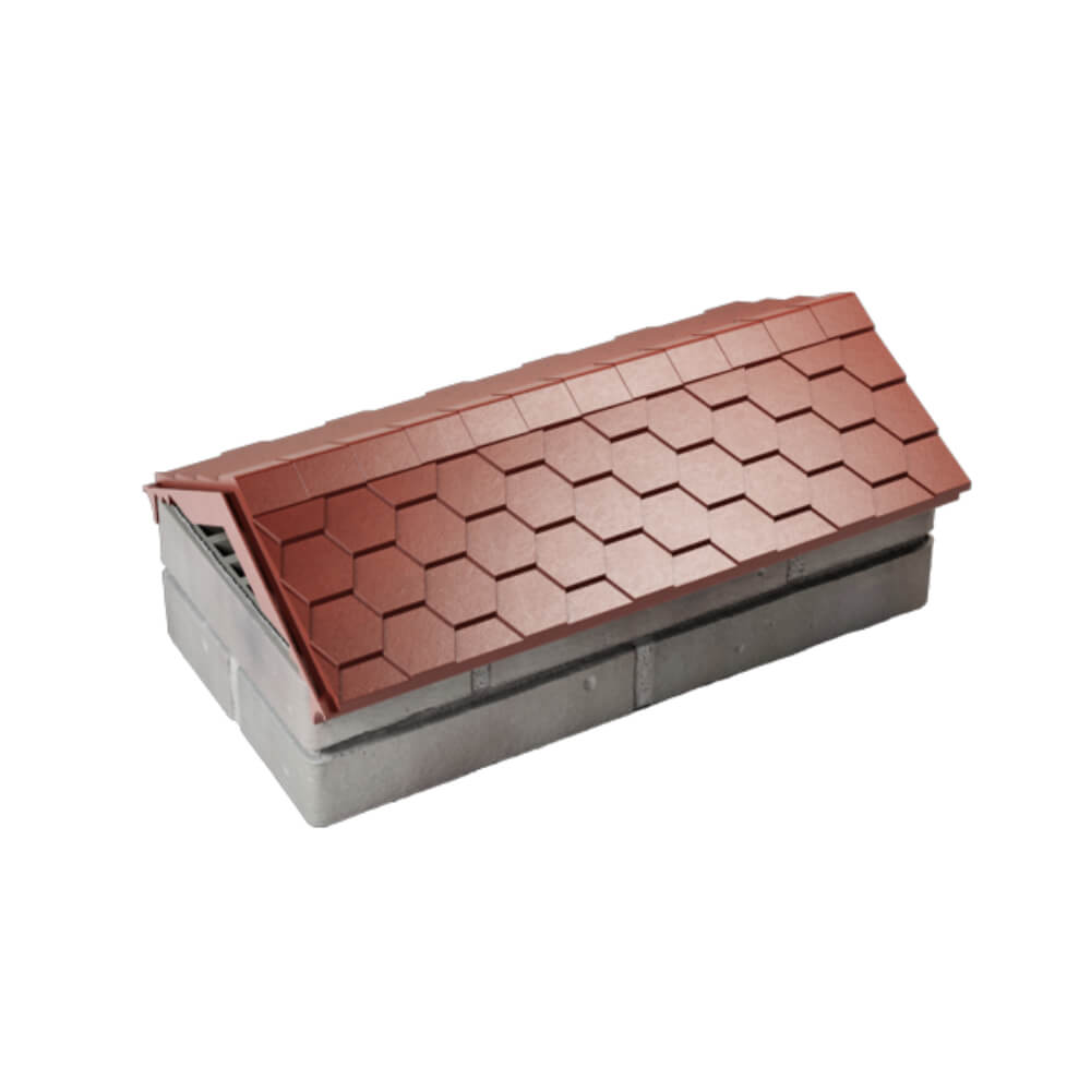 Парапет Zking Эверест Красный с посадкой на 1 кирпич (200/225/255мм) в Белгороде фото