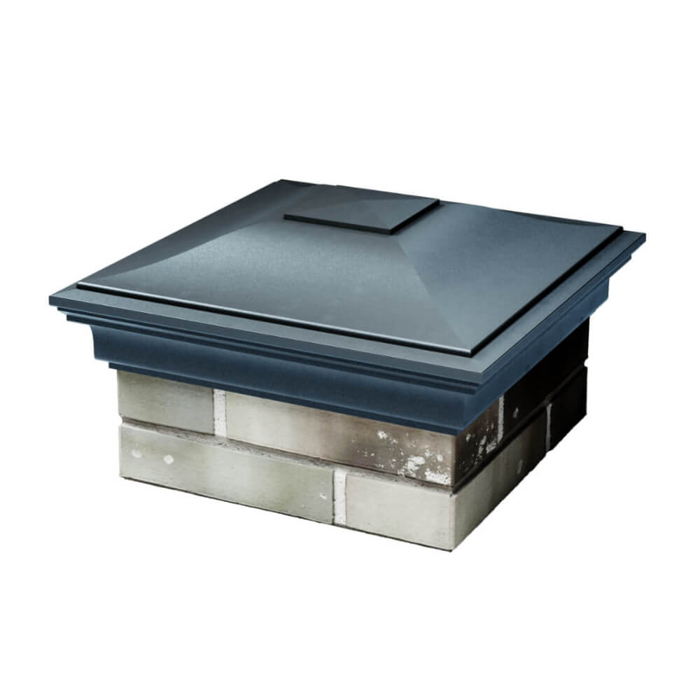 Колпак Zking Монблан Серый на столб 1.5х1.5 еврокирпича 0.7НФ (355х355мм) в Белгороде фото