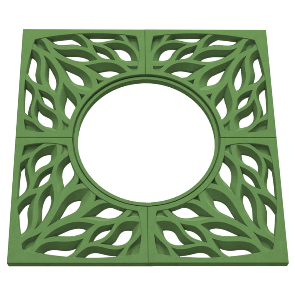 Приствольная решетка для дерева ZKING CRUST 1.2х1.2м Зеленая в Белгороде фото