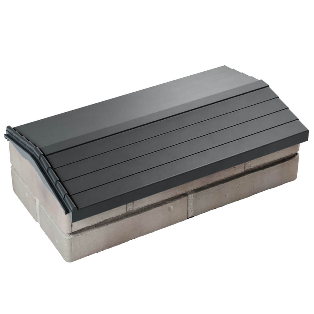 Парапет Zking Бона ХайТек Серый с посадкой на 1 кирпич (200/225/255мм) в Белгороде фото