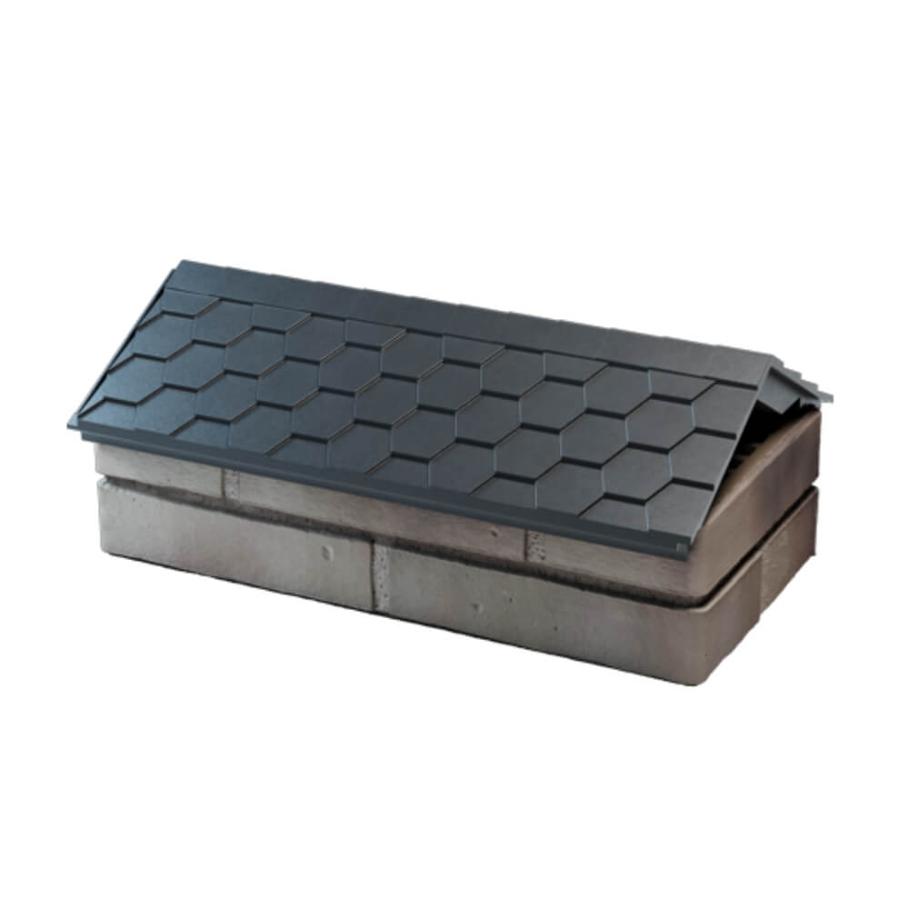 Парапет Zking Эверест Серый с посадкой на 1 кирпич (200/225/255мм) в Белгороде фото