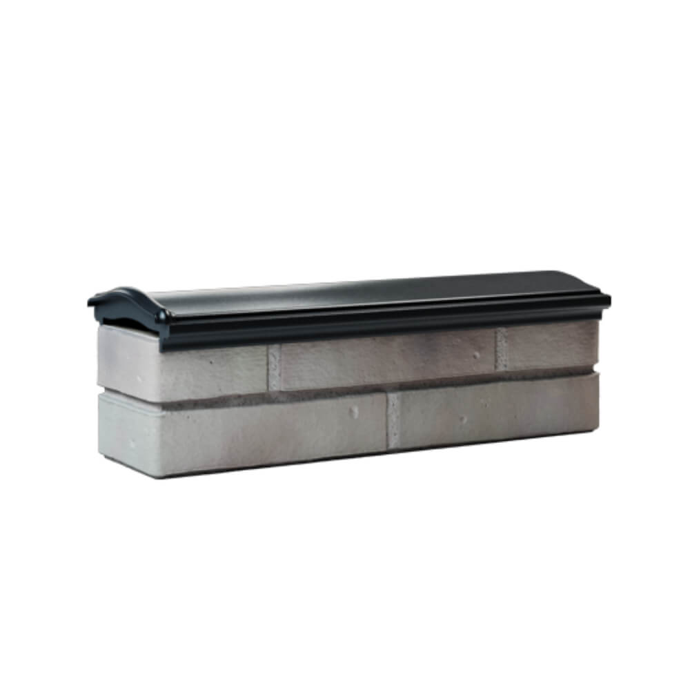 Парапет Zking Монблан Черный посадка на 0.5 кирпича (130мм) Белгород фото