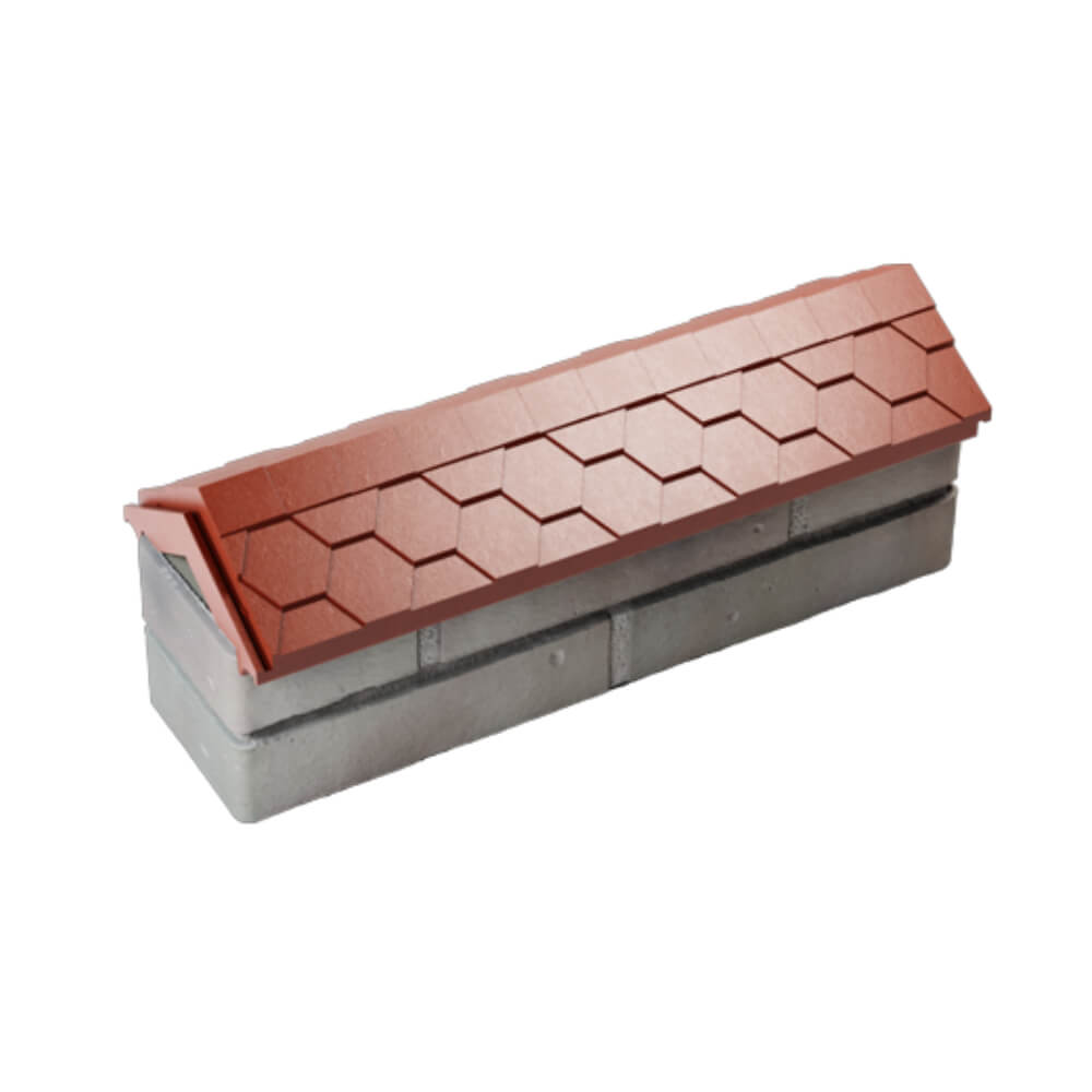 Парапет Zking Эверест Красный с посадкой на 0.5 кирпича (130мм) в Белгороде фото