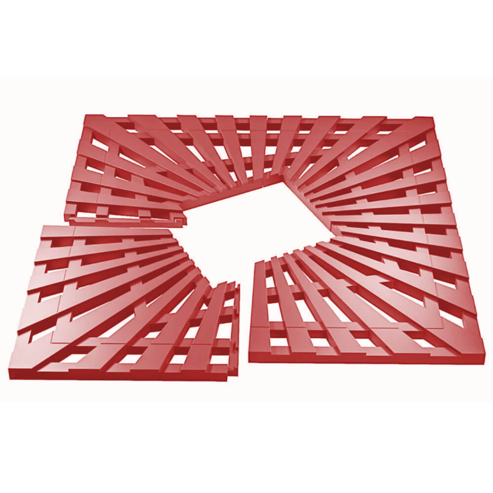 Приствольная решетка для дерева ZKING ATMOSPHERE 1.2х1.2м Красная в Белгороде фото