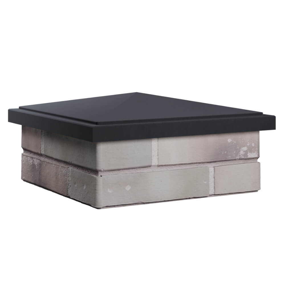 Колпак Zking БонаМоно Серый на столб 1.5х1.5 кирпича (385х385, 400х400мм) в Белгороде фото