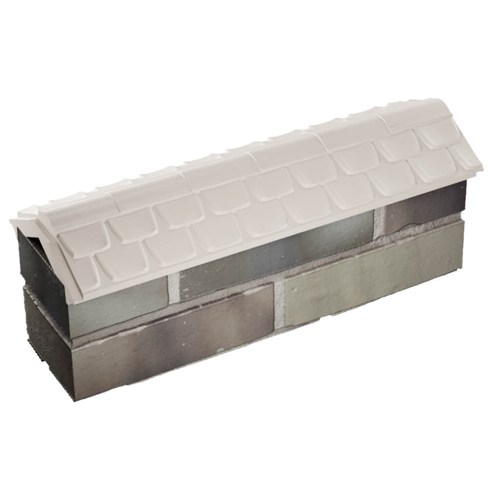 Парапет Zking Эльбрус Бежевый с посадкой на 0.5 кирпича (130мм) в Белгороде фото