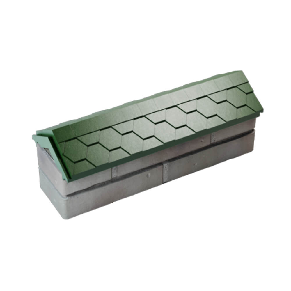 Парапет Zking Эверест Зеленый с посадкой на 0.5 кирпича (130мм) в Белгороде фото