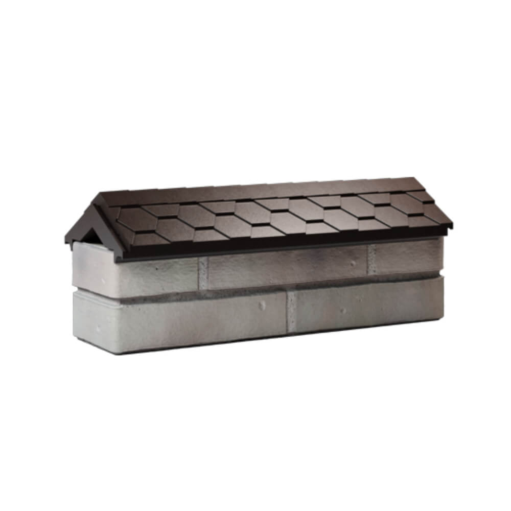 Парапет Zking Эверест Коричневый с посадкой на 0.5 кирпича (130мм) Белгород фото